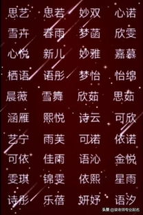 推荐一些带“雯”字的优良的名字：