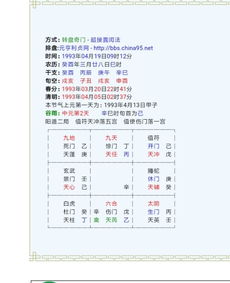颜色与方位对应表（随意写写）