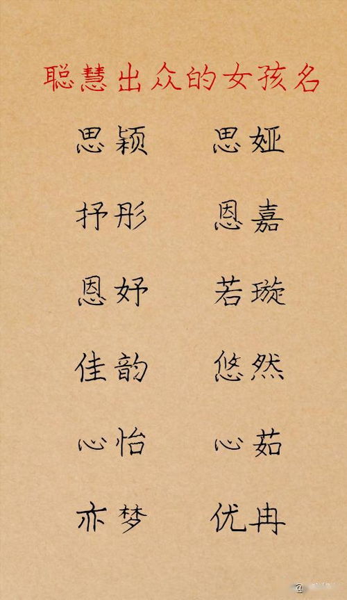 有哪些才气智慧的女宝宝名字推荐，姓汪？