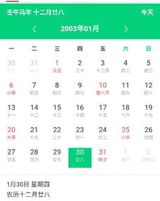 先把时间段对齐， 看看农历怎么划分