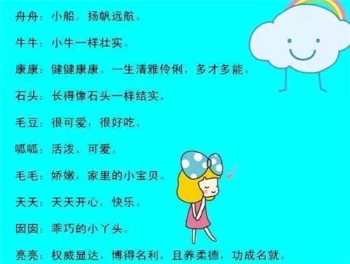 “子晴”寓意与搭配：宝宝的晴朗今后