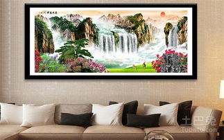 为哪些客厅挂山水画比纯风水画更合适？