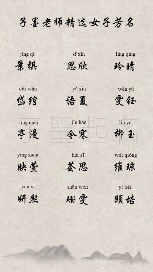 四、 名字选择注意事项