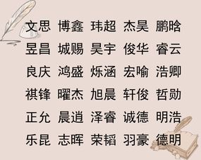 探寻吕姓男孩名字：独特与底蕴的交融