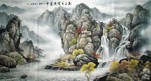 风水山水画的选择**