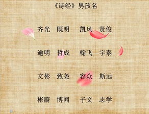 三、根据诗经楚辞命名